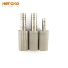 HENGKO custom sintered porous stainless steel 316 316L carbonation stone of soft drinks sparging